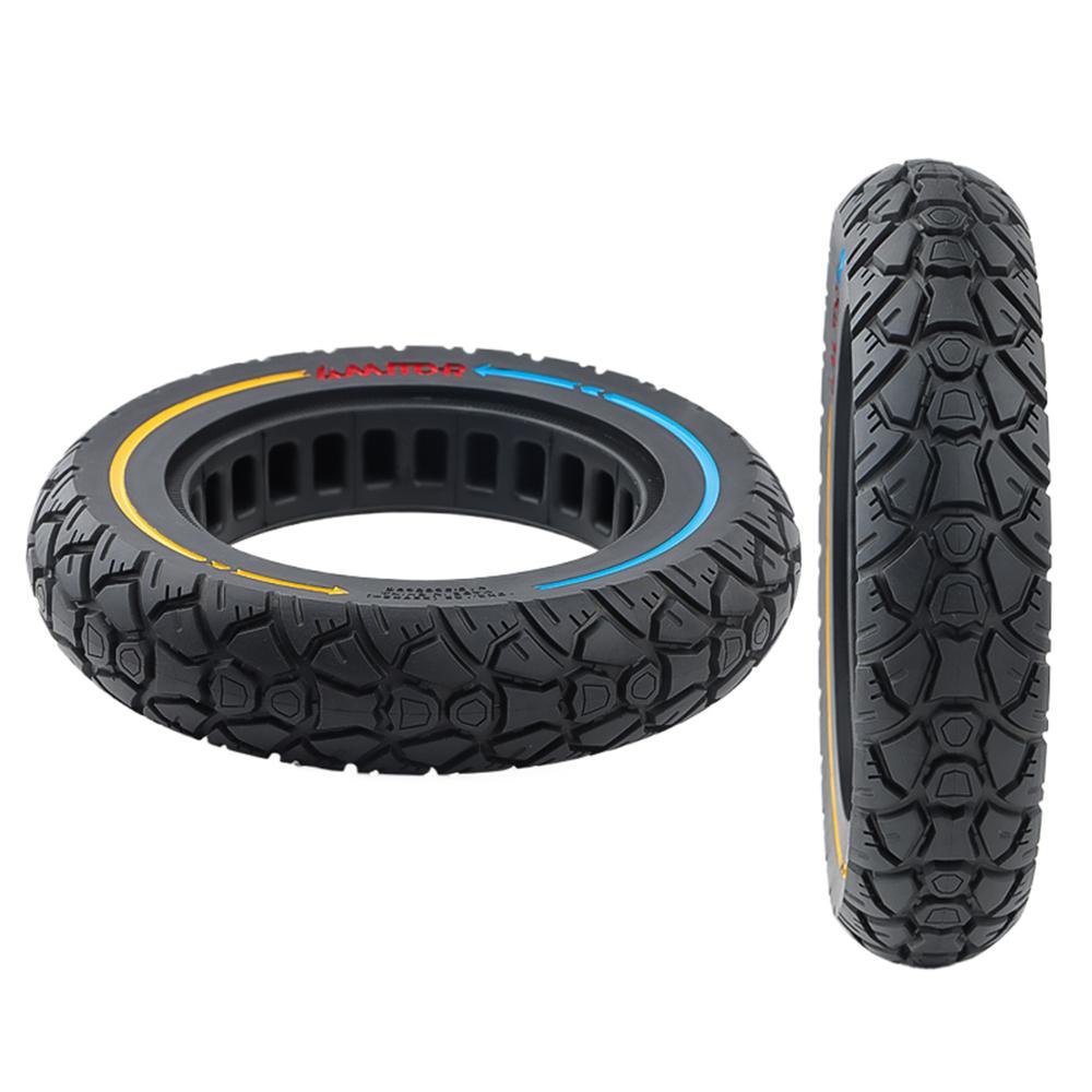 

AMITOR 10-Inch Scooter Rubber Wheel Colored Line Decor Off-Road Tire for 36mm Slot A