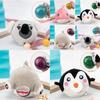 3.14in Cute Animal Anti-stress Squeeze Ball Plush Toy For Tactile Stimulation And Focus