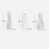 Scandinavian Plastic Vase Living Room Bedroom Decorative Vase Simple Home Fresh Flower Arrangement Vase 1pc