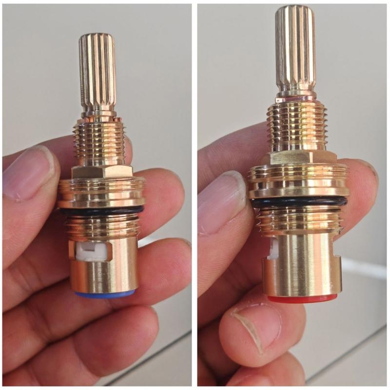 Universal Faucet Diverter Valves Ceramic Cartridge Easy Installation High Efficiency Ceramic Valves for Multiple Fixtures