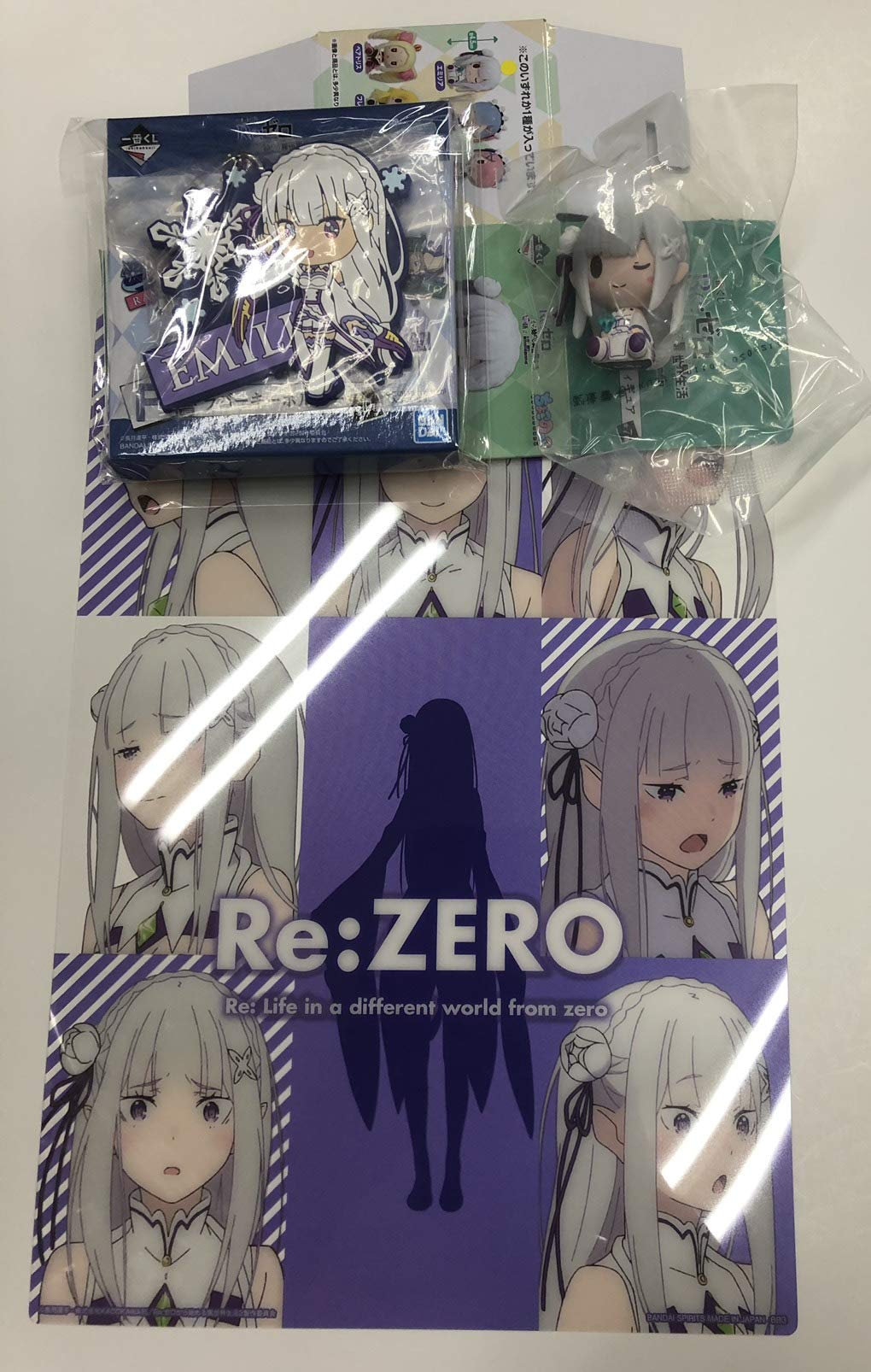 

Ichiban Kuji Life in Another The story To be continued EFG Prize set Emilia ReZERO -Starting World- is, 3-piece