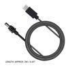Rectangular Satellite DC Power Cable Replacement USB C To DC 100W 2m/6.5ft For 65W PD Power Supply