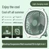 Portable No-Drill, Silent Wall-Mounted Cooling Fan for Kitchen, Toilet, and Dormitory