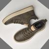 New Genuine Leather Mens Sneakers Fashion High Top Casual Shoes for Men High Quality Business Designer Comfortable Walking Shoes