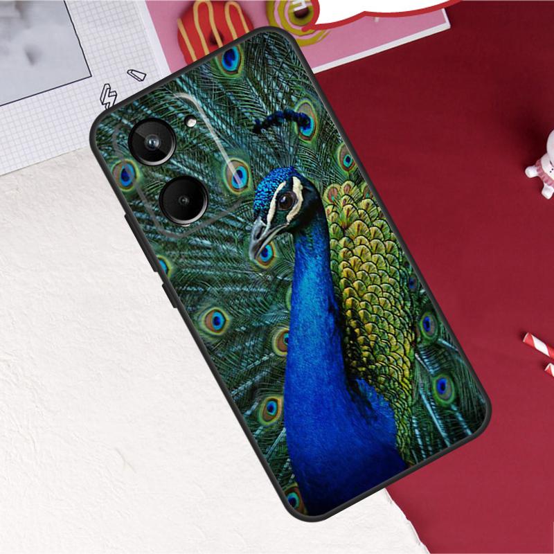 Animal Peacock Pattern For Realme GT7 Pro 15 10 11 12 13 14 Pro Plus C67 C65 C63 C61 C55 C53 C51 C35 C75 C71 Case