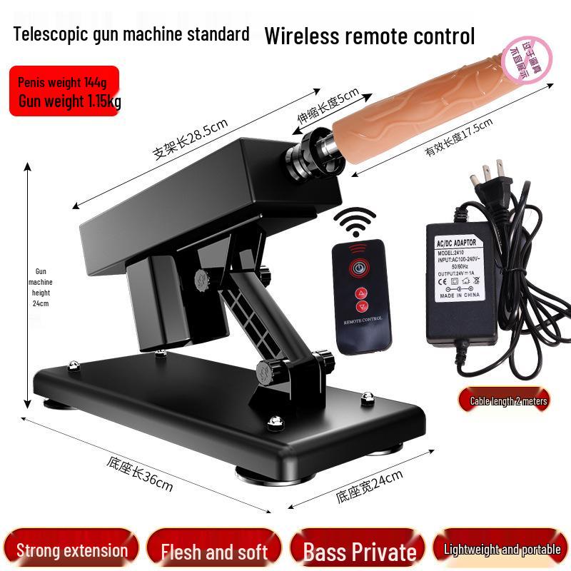 Elektrischer Teleskop-AV-Vibrator-Stab - Hochgeschwindigkeits-Massagegerät für Frauen