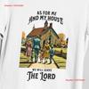 As For Me and My House T Shirt Serve The Lord Christian Inspirational Mothers Day Fathers Scripture Joshua   Vintage