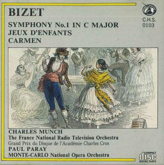 

CD PAUL PARAY - Bizet Symphonyno.1 CD0103 CHS Japan Classical Used