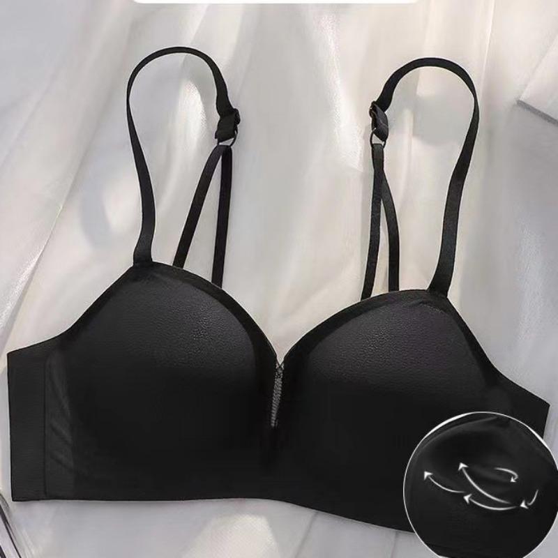 Non-marking Underwear Summer Gathering Anti-sagging Collection of Vice Breasts Back Thin Section Comfortable Bra