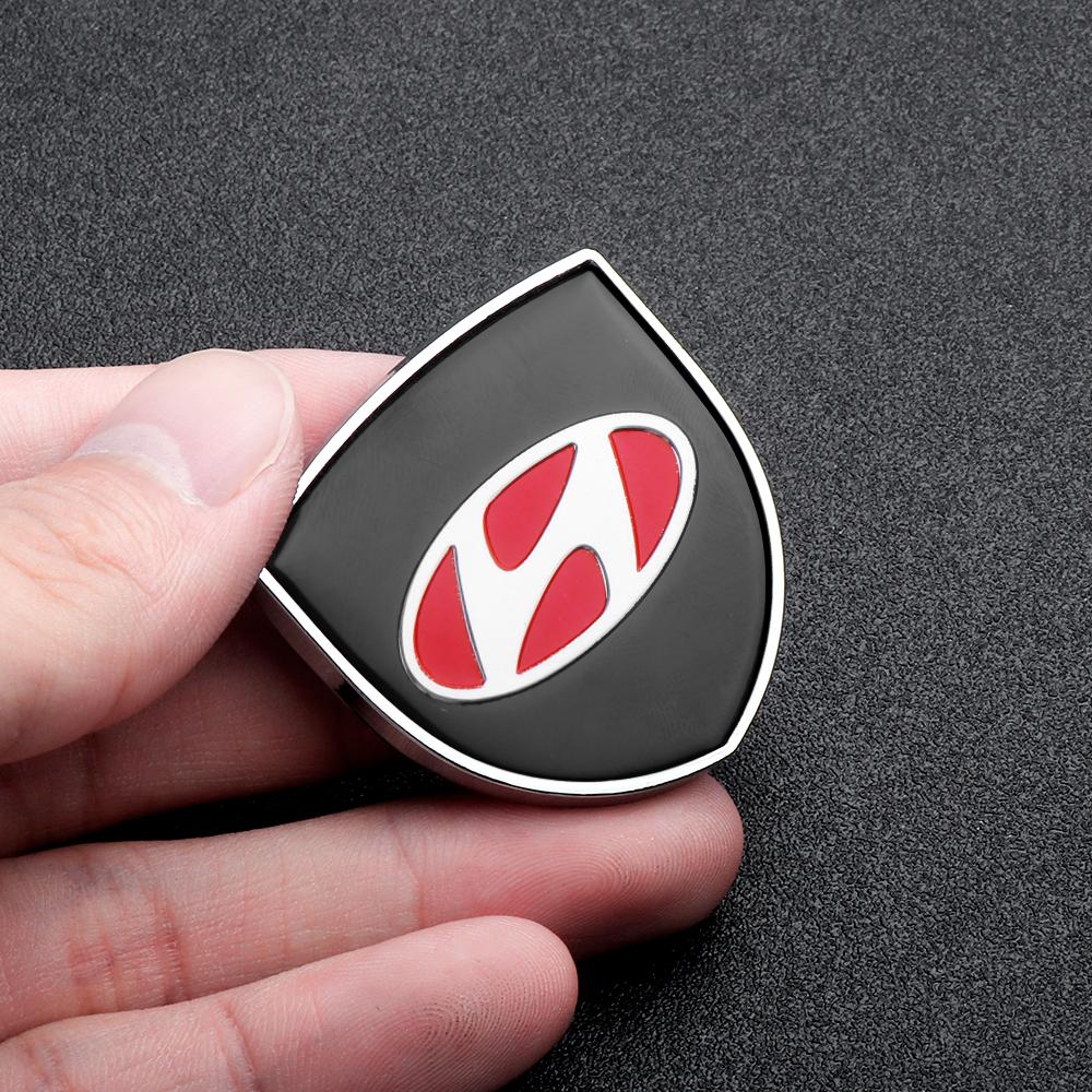 3D Metal Car Styling Sticker Car Body Trunk Decoration Decal For Hyundai Elantra Accent Elantra Tucson Solaris Sonata NLine IX35 22ll