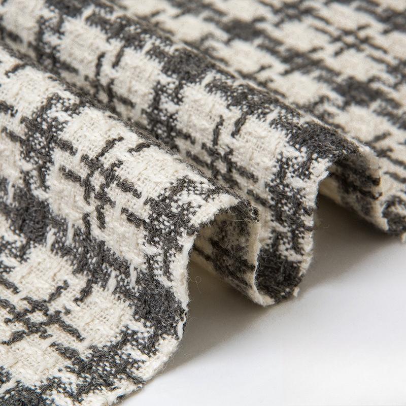 Winter Thickened Brushed Plaid Shirt Fabric Vintage Soft for Handmade DIY Sewing Clothing Skirts Jackets Pants Fabric Cloth