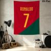 Cr7 Wall Tapestry Aesthetic Wall Hanging Printed Fabric Blanket Decorative Tapestries For Bedroom Living Room Home Decor