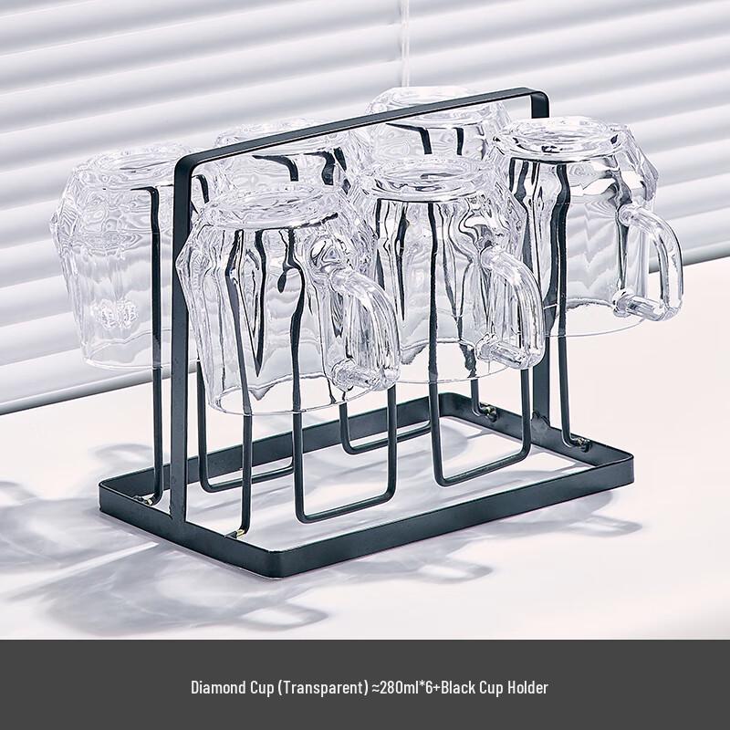 Naijiang Elegant Heat-Resistant Glass Cup Set