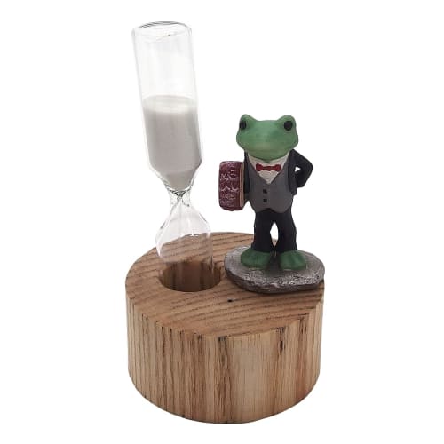 Keystone Garcon Frog Tea Timer with 3-Minute Counter (IN058412)