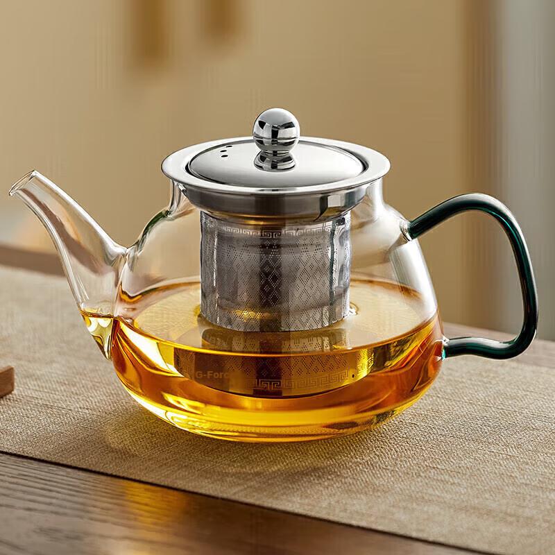 Mingguang Glass Teapot, Tea Infuser Kettle, Household Tea Pot, Office Glass Tea Set, Kung Fu Tea Pot