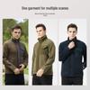 Men's Stand-Collar Windproof Anti-Static Fleece Jacket