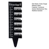 Grass Measuring Ruler Coated Metal Grass Gauge Garden Maintenance Tool Lawn Grass