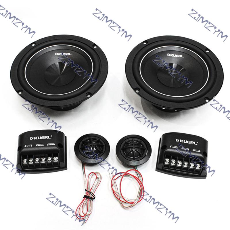 6.5 İnç Araba Ses Sistemi Modifiye Ön Kapı İki Yollu Hoparlör Seti Maksimum Güç 160w RMS 40w Araba İç Mekan Ses Sistemi Hoparlörü