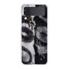 Dragon Design Clear Phone Case For Samsung Z Flip 4 5 Case Thin Transparent High Hard PC Shell On For Galaxy Z Flip 3 5 Cover