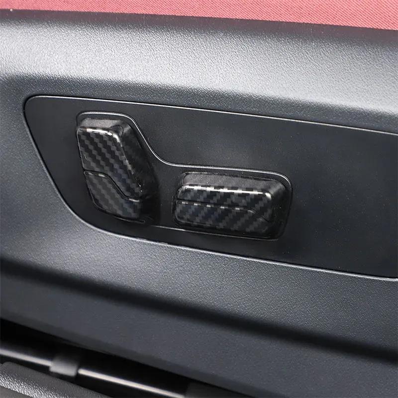 For BMW 5 Series G60 2024-2025 ABS Car Front Seat Adjust Button Cover Trim Sticker Car Interior Accessories