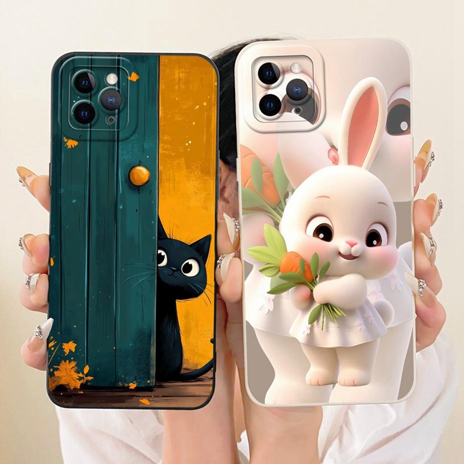 New Fashion Phone Case For iPhone 11 Pro Max iPhone11 11Pro Soft Silicone Cases For iPhone 11ProMax Shockproof Covers Bumpers