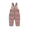 2026 Baby-Latzhose im koreanischen Stil: Herbst/Winter Daunen-Baumwollhosen für Kinder
