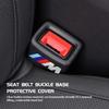 BBIU7 Car Seat Belt Buckle Anti-Scratch Safety Belt Base Protector Clip For BMW M 1 3 4 5 6 7 Series X1 X3 X4 X5 G20 G38 F48 E36 E39