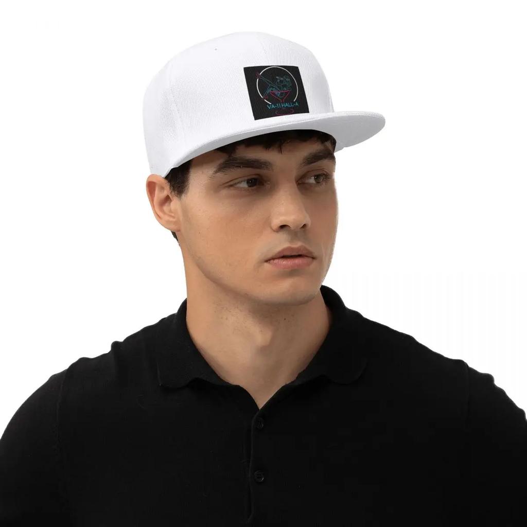 VA HallA Neon Sign Baseball Caps Snapback Fashion Baseball Hats Breathable Casual Casquette Outdoor for Unisex
