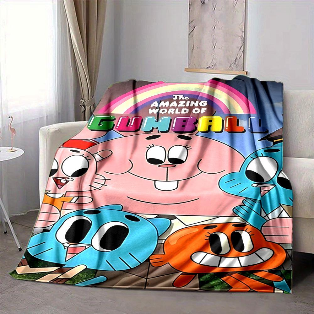 1pc Gumball Blanket Versatile for Couch, Office Bed