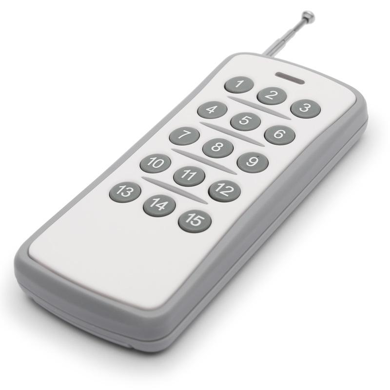 12-Key RF Remote Control Long Range 433MHz Wireless Transmitter Learning Code Factory Direct Supply for Smart Home & Garage Door 315MHz