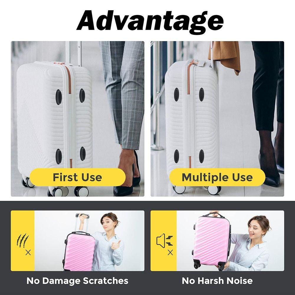 Kunststoff Gepäckfüße Schwarz Mit Schrauben Gepäckbodenständer Gepäckbodenständer Alle Koffer