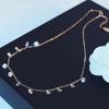 PANJBJ 925 Sterling Silver Trendy Shiny AAA Cubic Zirconia Choker Simple Zircon Necklace For Fashion Girl Gift Fine Jewelry