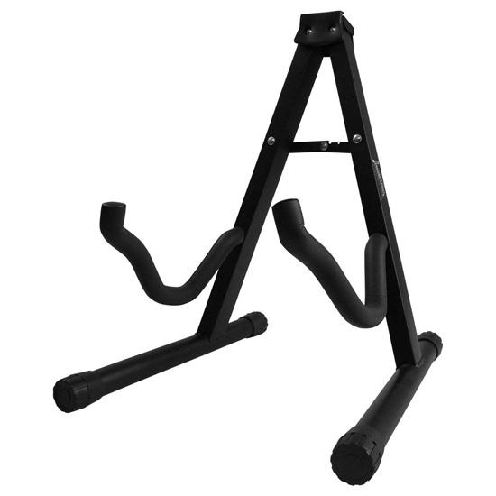 39.11 Cm Metal Electric, Bass, Acoustic Guitar Folding Stand Home, Office Decor, Music Room, Perfect for Stage, Studio