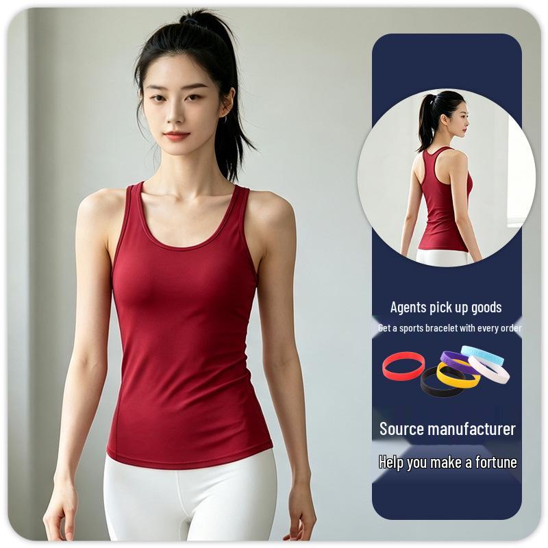 Women's Yoga Camisole - Sleeveless, Form-Fitting Sports Vest for Running and Layering