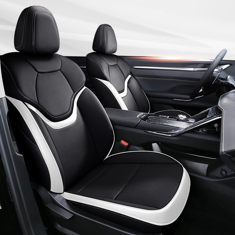 Harvard Fuda Dog Raptor Genuine Leather Car Seat Cover, Full Wrap, All-Season.