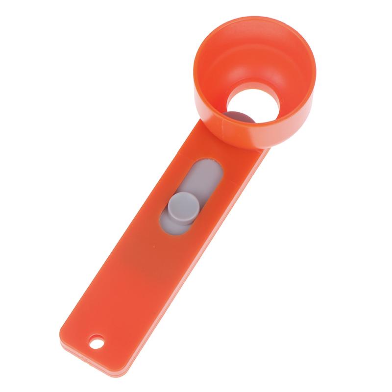Creative No Spill Measuring Spoon Funnel Preparation Of Protein Powder Workout & Sports Drinks, Baby Formula Refill Mess Spill