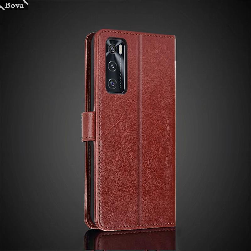 Card Holder Cover Leather Case for Vivo Y70 Pu Leather Flip Cover Retro Wallet Phone Case Vivo Y70 Business Fundas Coque