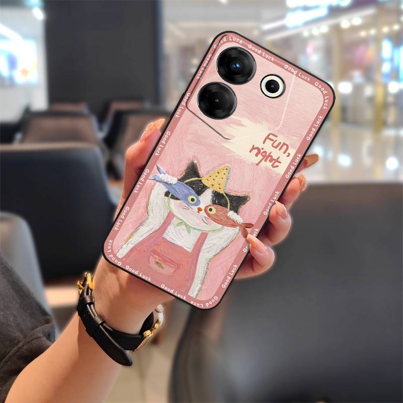 TPU Shockproof Phone Case For Tecno Camon20 Pro 5G/CK8n Silicone Fashion Design Dirt-resistant Anti-knock Graffiti Cute
