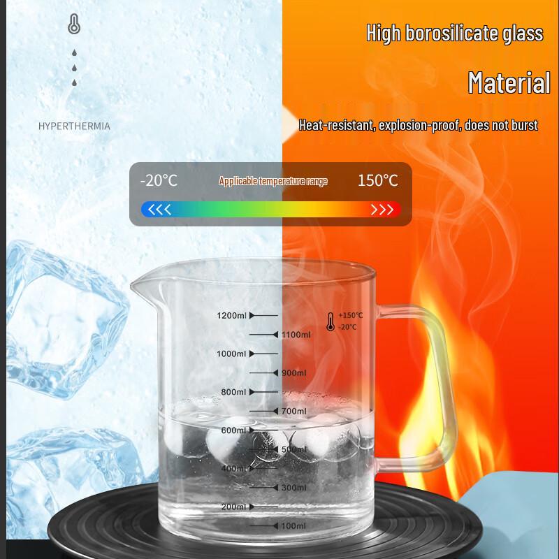 LISM 1500ML Wielofunkcyjny dzbanek z filtrem ze szkła borokrzemowego