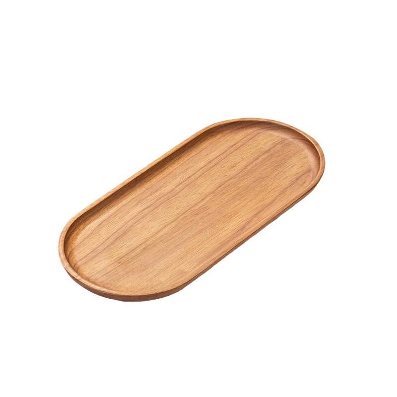 Walnut Wood Oval Serving Tray