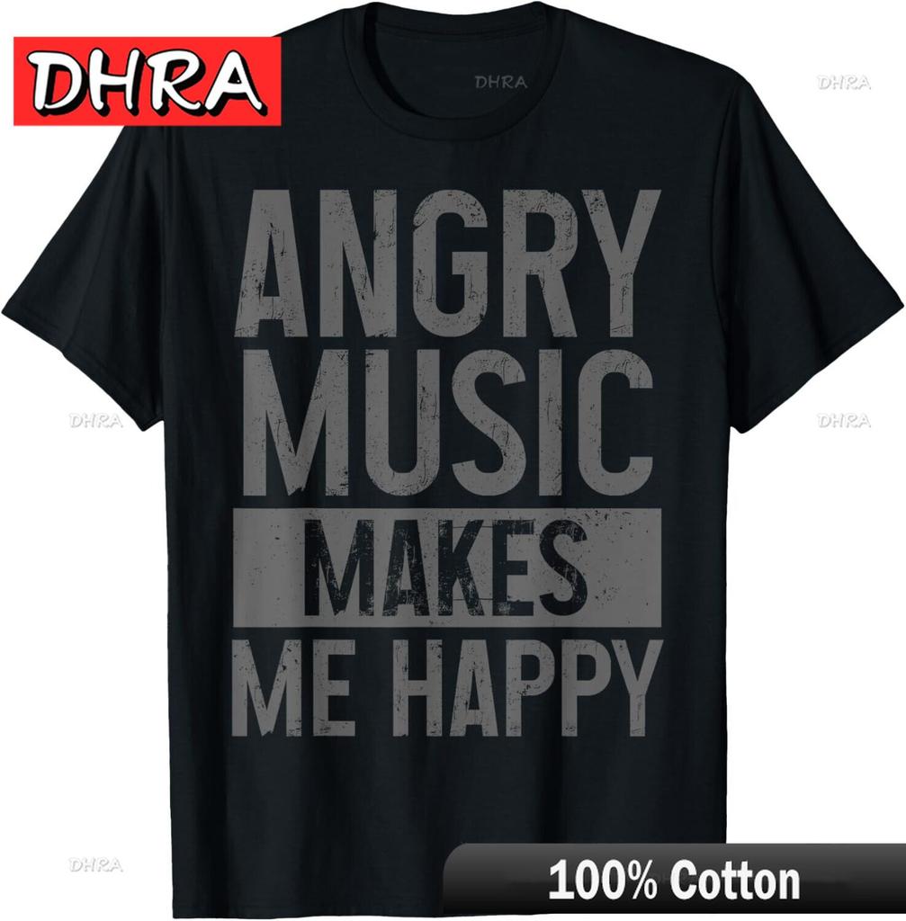 Angry Music Heavy Metal Death Metal Metalhead Metal Fan T-Shirt  Bold Tshirts Chic Funny Unique Tee Shirt Trippy Short Sleeve