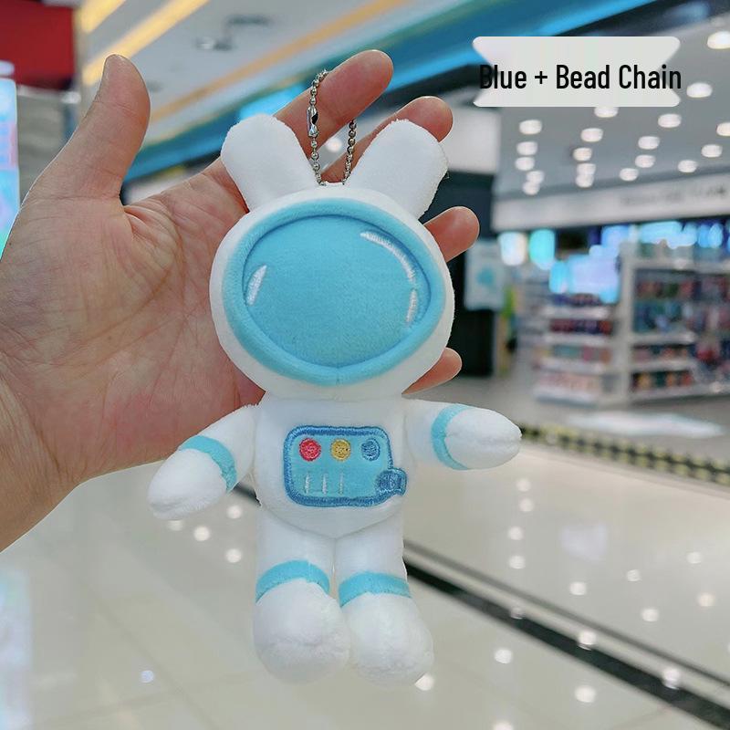 

Adorable Astronaut Rabbit Plush Keychain Doll Ornament Height 16 cm