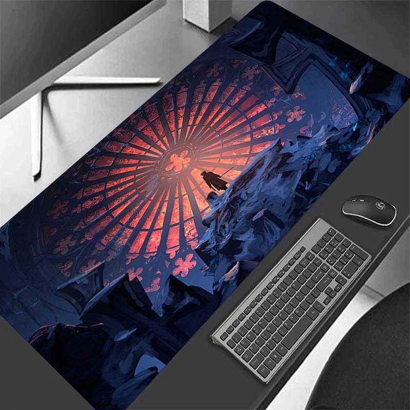 XXL Computer Anime Bloodborne Gamer XL Desk Mat Large Size Gaming Mousepad PC Keyboard Carpet Overlock Table Mouse Pad x