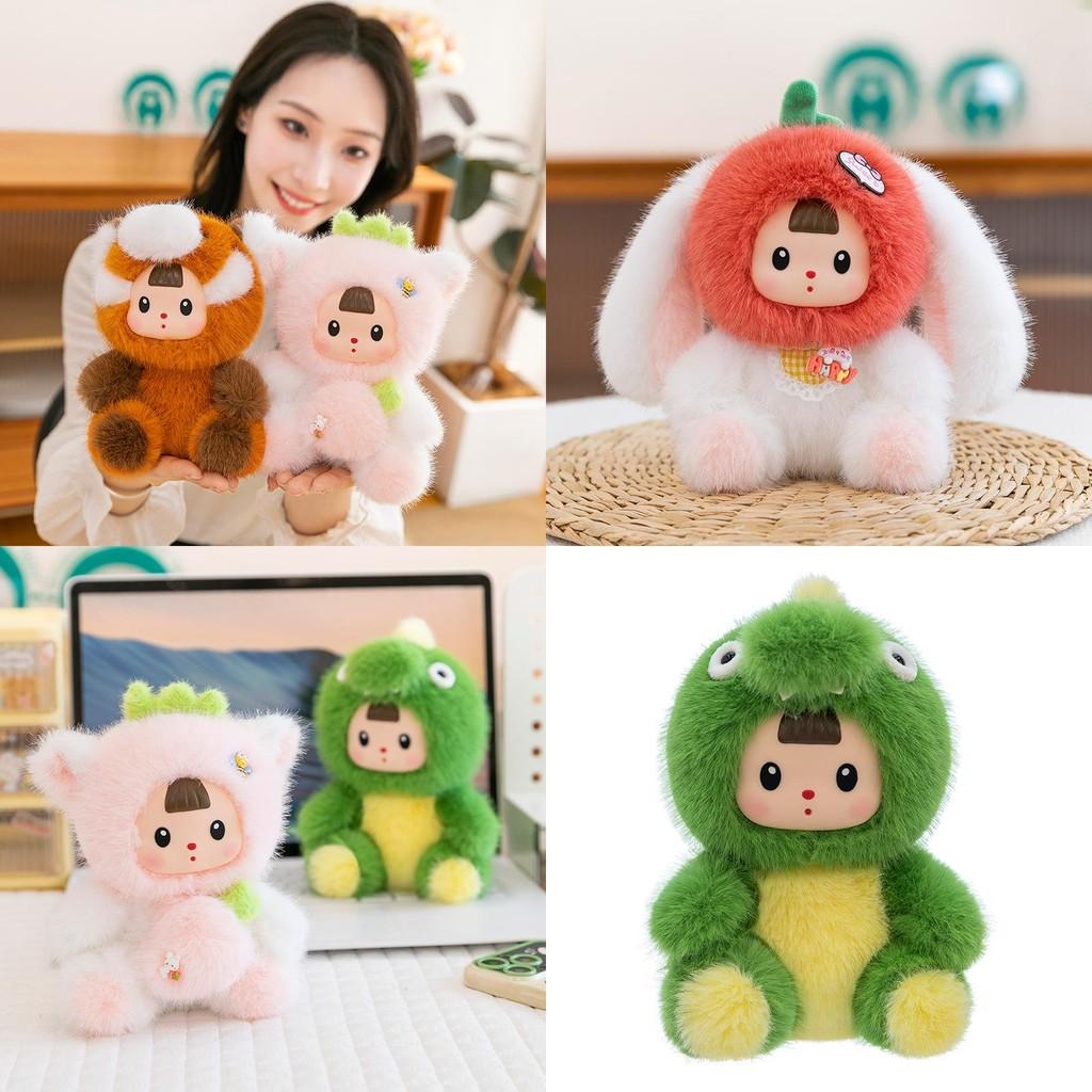 Strawberry Cat Plush Toy With Short Pile Soft Plush For Kids And Collectors