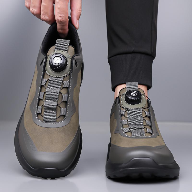 Men'S Outdoor Leisure Hiking Shoes Are Breathable Lightweight Waterproof Anti Slip Wear-Resistant And Suitable For Hiking