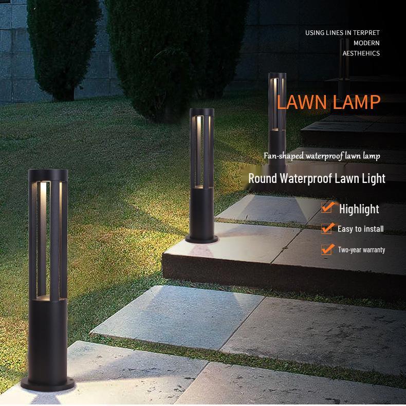 Waterproof Modern LED Lawn Light for Outdoor Courtyards and Gardens