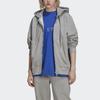 adidas Felpa con cappuccio e zip a maniche lunghe X Stella McCartney Giacca da felpa da donna Capispalla Medio-Canapa-Grigio HA8966