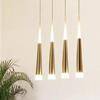 Modern Led Pendant Lights Nordic Acrylic Long Tube Hanging Lamps Droplight Restaurant Dining Room Bedroom Bar Pendant Lamps