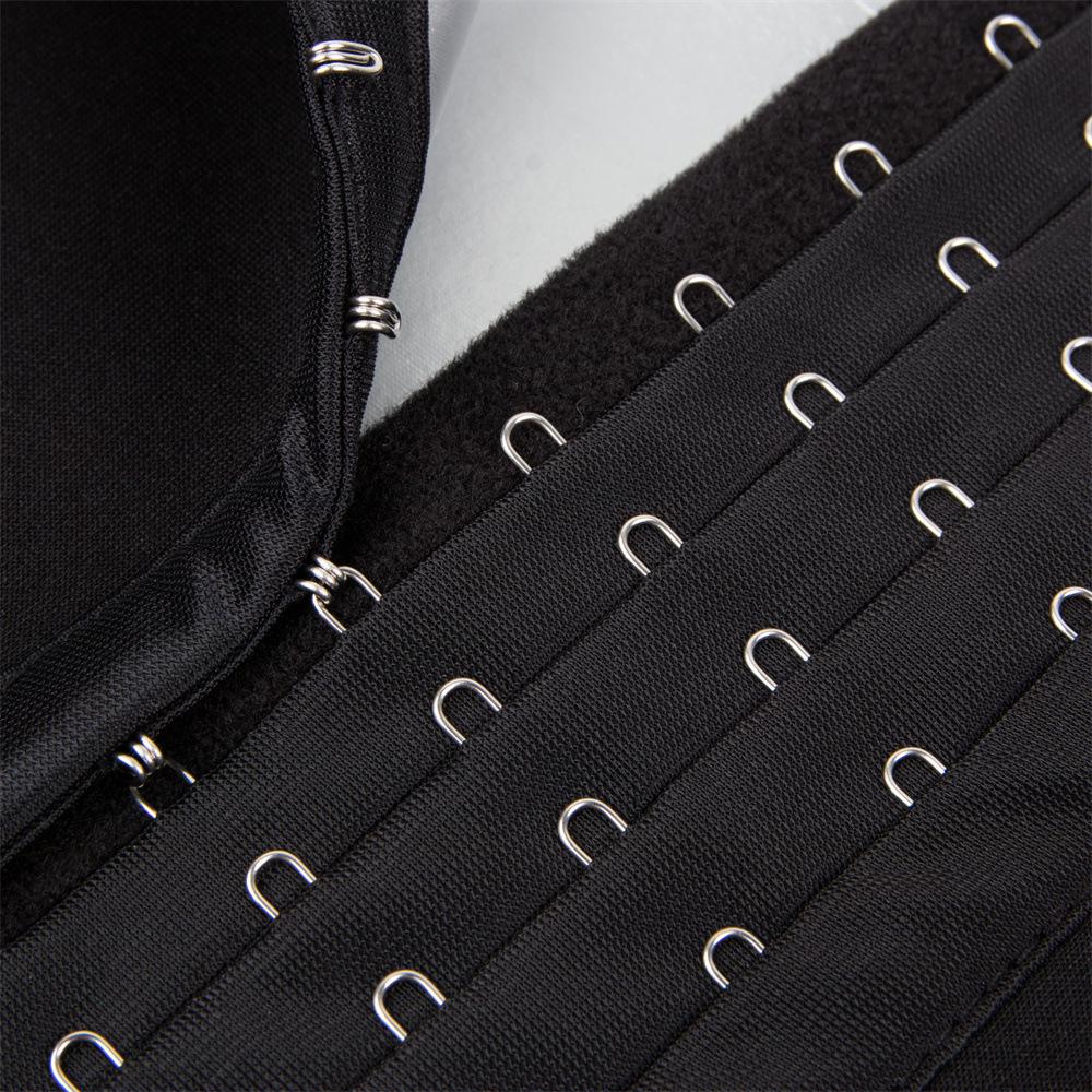 Men's Sports Fitness Waist Trainer - Extreme Sweat Abdominal Binder with Boned Hook and Eye Tummy Control Belt