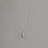 Silver 925 Plum Drop Necklace